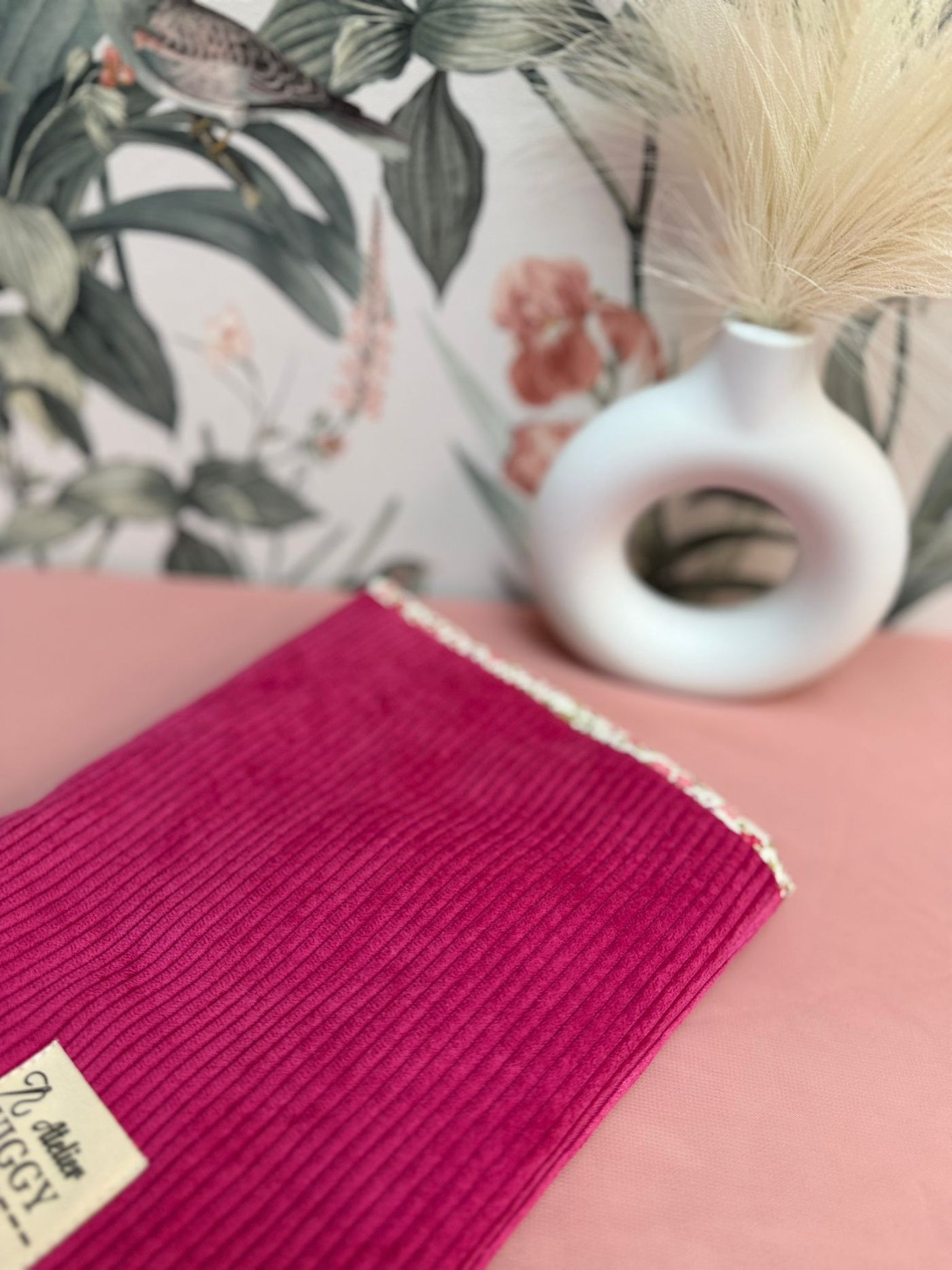 Housse Livre/Liseuse Framboise