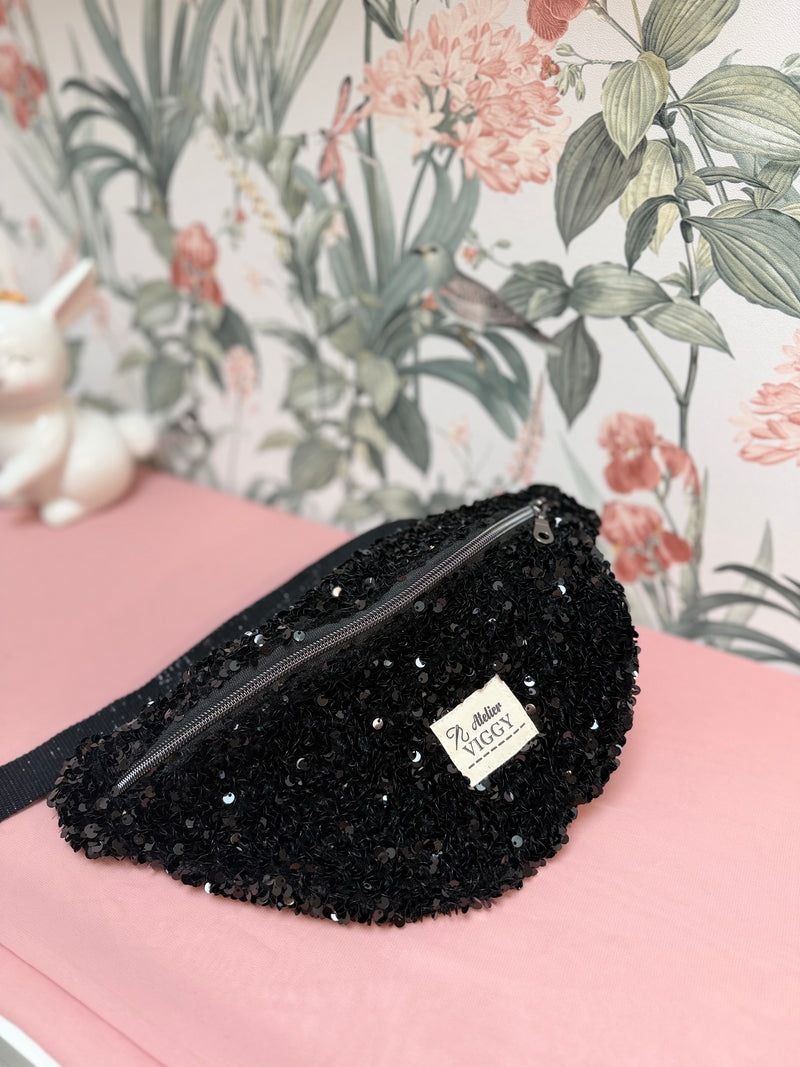 Sac Banane Sequin Noir