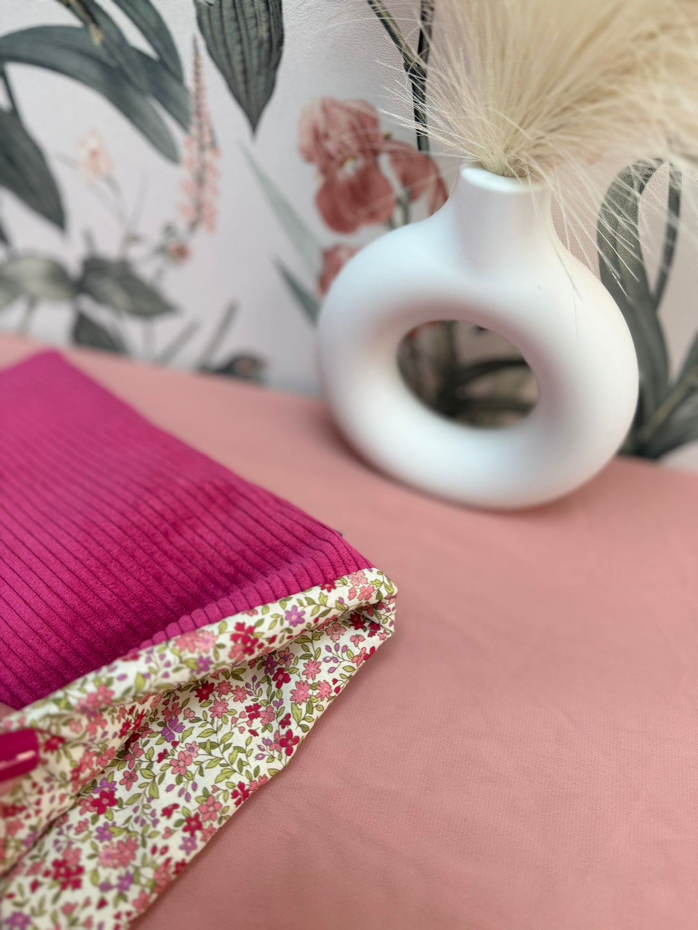 Housse Livre/Liseuse Framboise