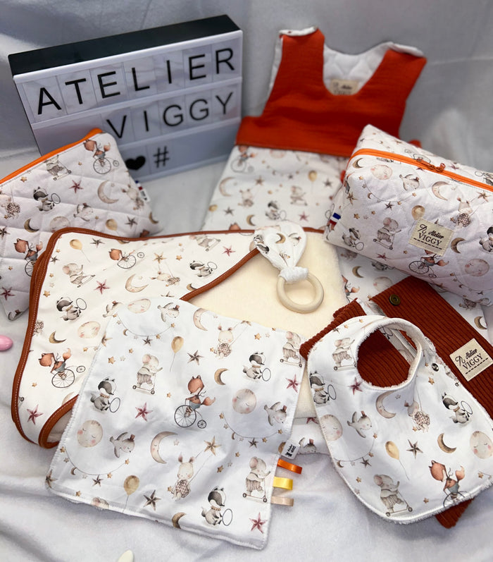 Trousseau de naissance personnalisé
