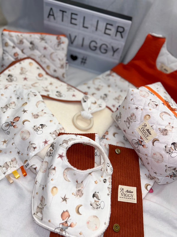 Trousseau de naissance personnalisé