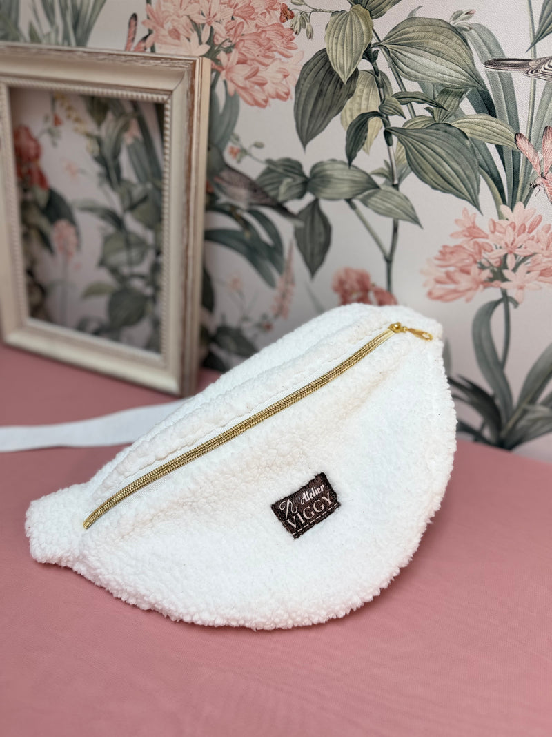 Sac Banane Bouclette Blanche